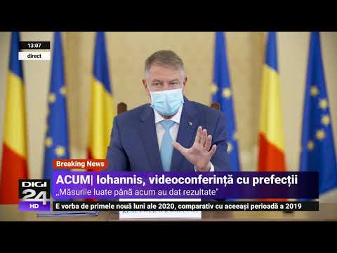 Klaus Iohannis: Măsurile luate sunt corecte și așteptăm rezultatele în două-trei săptămâni