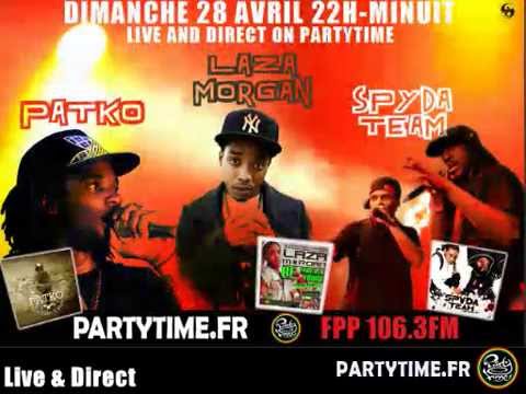 Laza Morgan, Spyda Team and Patko at Party Time Radio Show - 28 AVRIL 2013