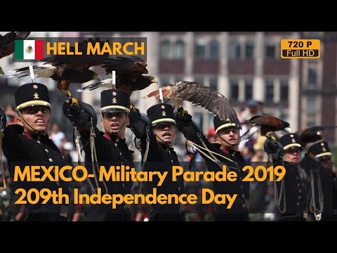 Hell March - Marcha do Inferno - Desfile Militar do Dia da Independência do México 2019 (720P)