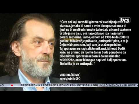 Drašković: Srbi su najodgovorniji za zločine u bivšoj Jugoslaviji