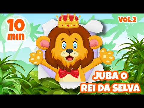 Juba o Rei da Selva Vol.2 - Giramille 10 min | Desenho Animado Musical
