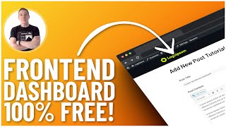 Build A Simple WordPress Frontend Dashboard | 100% FREE TOOLS