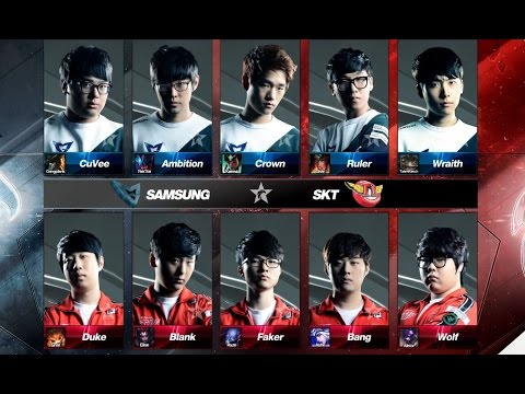 SSG vs SKT Game 1 Highlights - SAMSUNG GALAXY vs SK TELECOM T1 - LCK 2016 LOL Champions Korea Summer