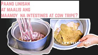 HOW TO CLEAN INTESTINES AND COW TRIPE?/ HOW TO REMOVE THE UNPLEASANT SMELL?