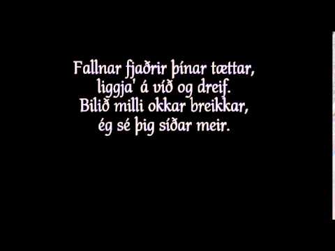 Fjaðrir - SUNDAY (Söngvakeppnin 2015) Lyrics