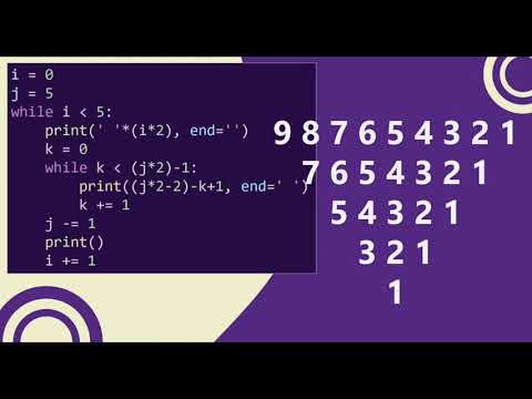 41 Number Trianglepyramid Pattern Without Any Pre Defined Method Using While Loop In Python