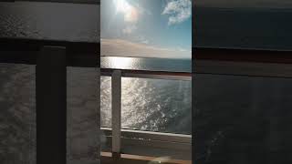 Balcony Breakfast views! What could be better than this. #Cunard #CunardQueenAnne #TomAndDomTravel