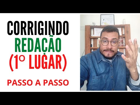 CESPE 2020: CORRIGINDO REDAÇÃO PASSO A PASSO (CANDIDATO APROVADO EM 1º LUGAR)