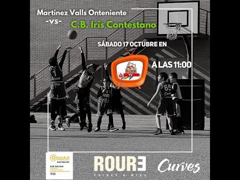 Partido baloncesto Martinez Valls Ontinyent - C.B. Iris Contestano