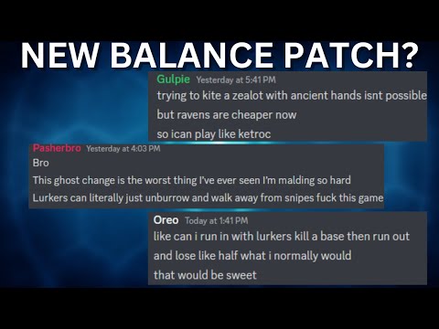 Is Terran DOOMED? Reacting to New Balance Patch - Starcraft II