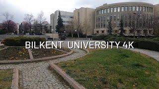 Bilkent University 4K - Walking Tour on a Windy Spring Day