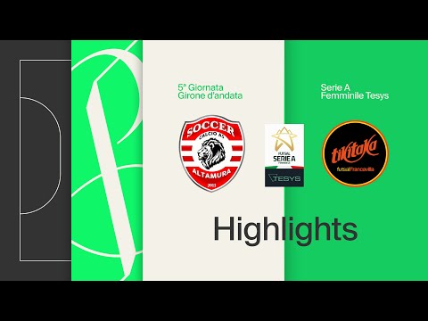 Altamura-TikiTaka Francavilla 1-5 | Goals and highlights | Matchday 5 | Serie A Tesys 2025/2026