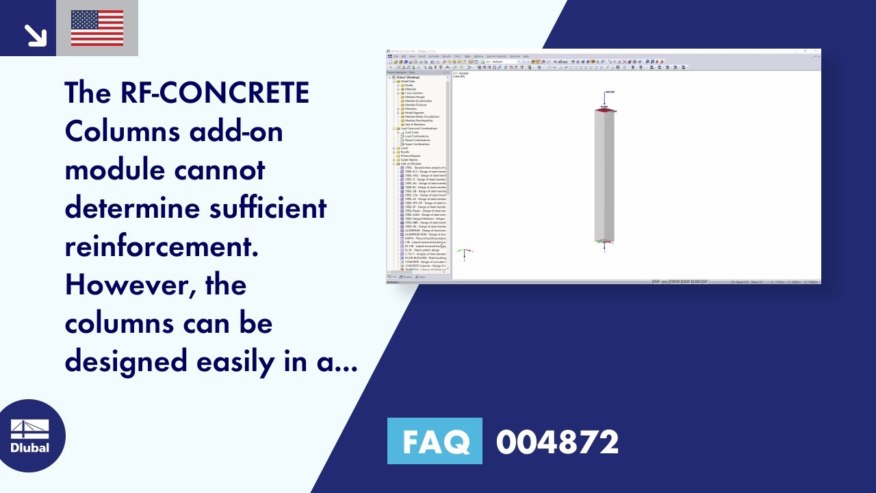 [EN] FAQ 004872 | The RF‑CONCRETE Columns add-on module cannot determine sufficient reinforcement ...