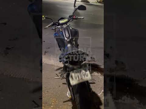 Pareja salió proyectada tras choque de motocicleta en la colonia Polanco