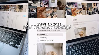 how to organize your life with NOTION **college & work