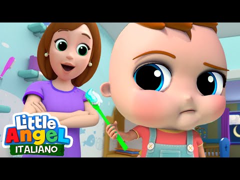 È Ora Di Alzarsi Gianni 👶🏻🔴 Cartoni Animati & Canzoni Bambini | Little Angel Italiano