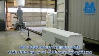 preview picture of video 'BPU 3200 Briquetting Machine with Breaker'