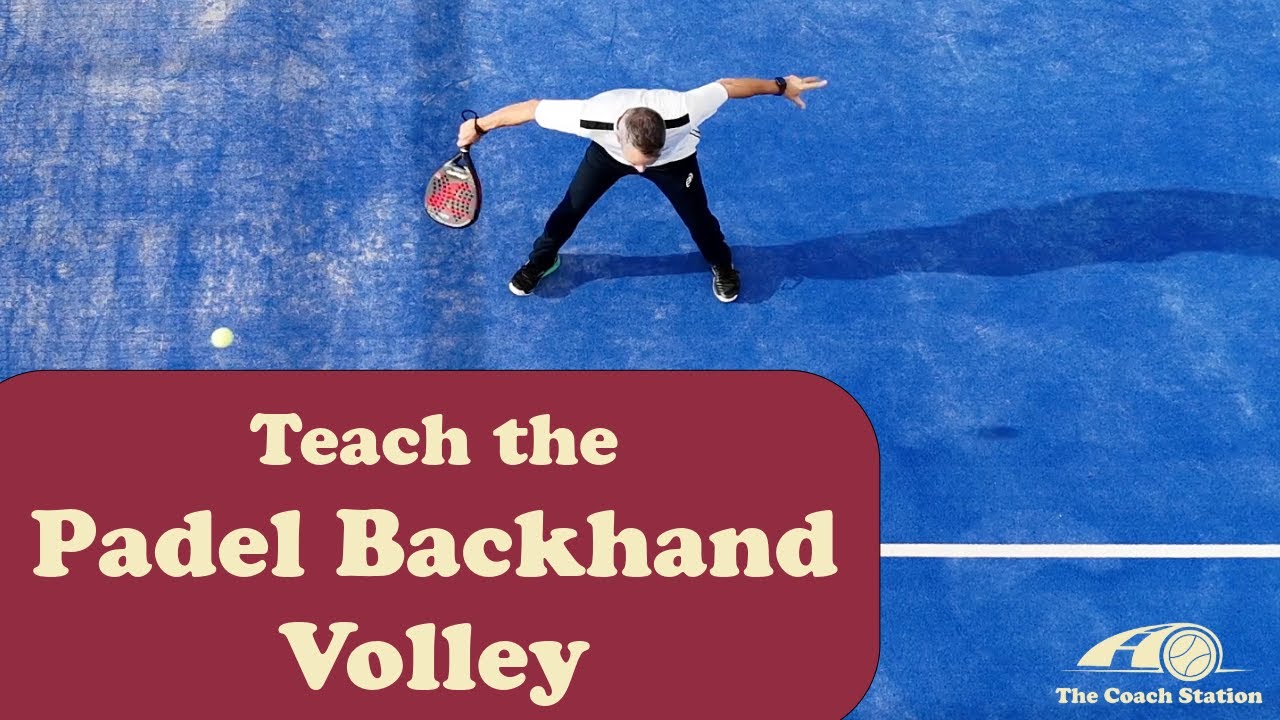 Backhand volley technique: shoulder turn and slice