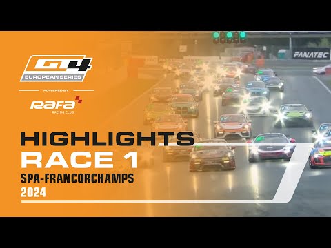 Highlights | Race 1 | Spa | 2024 GT4 European Series Powered by RAFA Racing Club