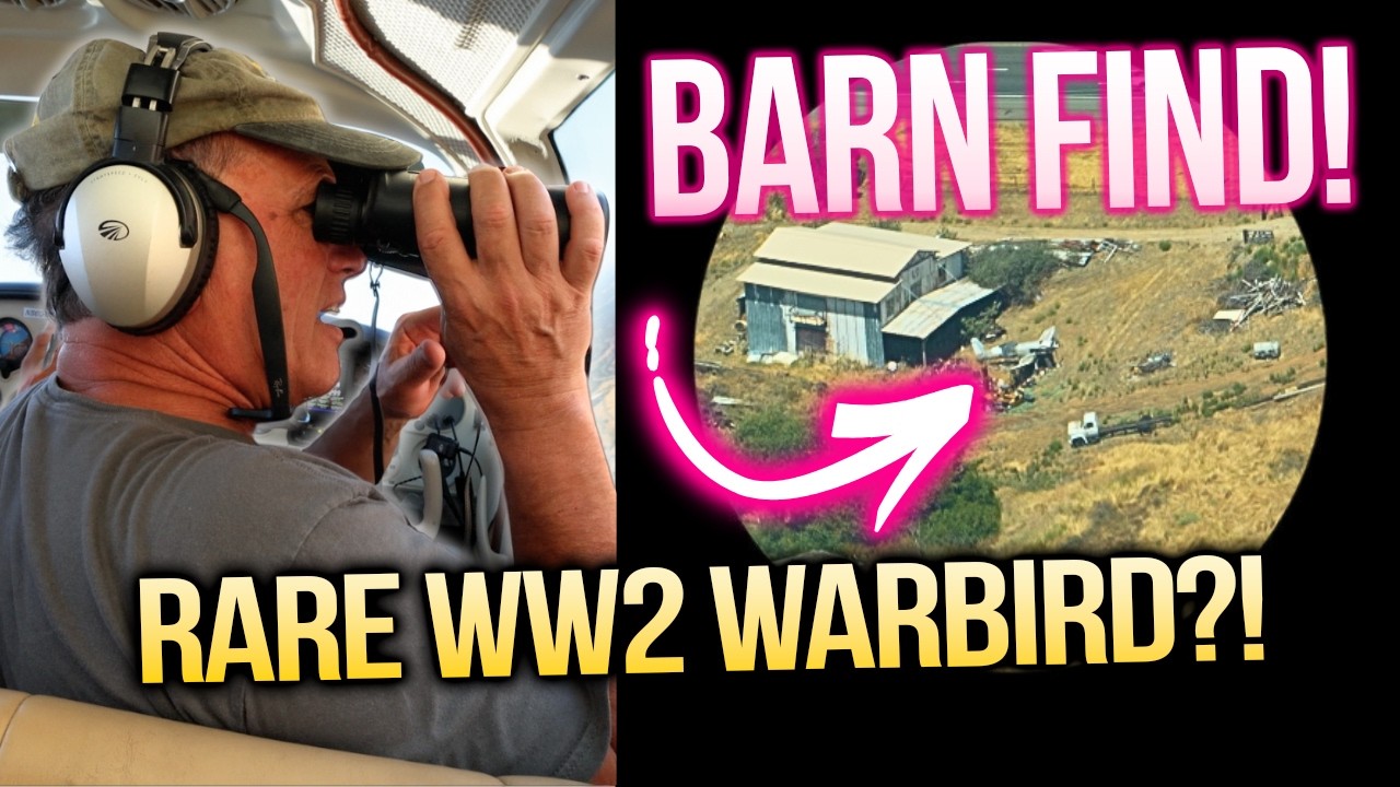 IS THIS A RARE WARBIRD in a BARN… or something else entirely?