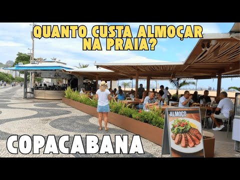Lunch on Copacabana Beach: A Tour of the Kiosks and Prices!