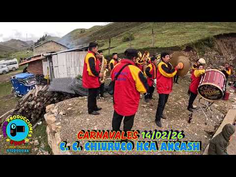 CHIURUCO 14/02/26 EN HUALLANCA BOLOGNESI ANCASH #carnaval