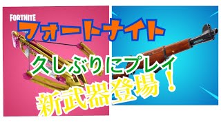Fortnite　新武器登場！　久しぶりにフォートナイトプレイ