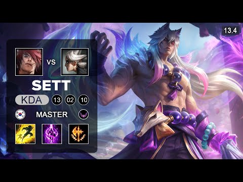 Sett vs Camille Top - KR Master - Patch 13.4 Season 13