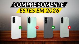SAMSUNG 2026: Os 4 Melhores Celulares Bons e Baratos que NÃO TRAVAM! ???? (A36, A26, A17 e M55)