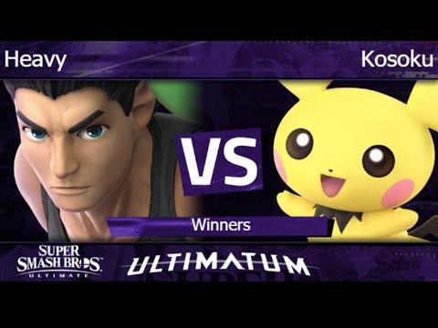 Ultimatum  - Heavy (Little Mac) vs eLH | Kosoku (Pichu) Winners - SSBU