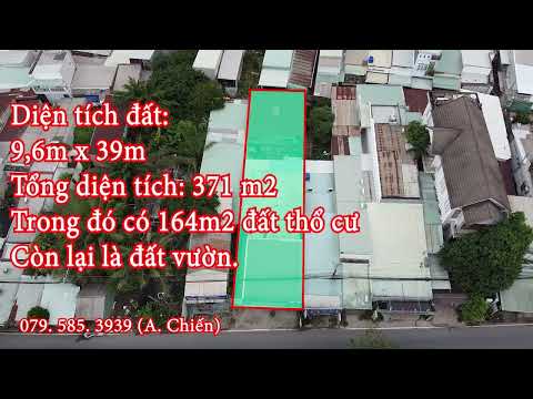 Hot nhà ngang 9,6m MT đường An Hạ, Phạm Văn Hai BC. Tổng DT 371m2 giá tốt