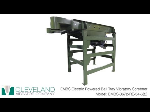 Electric Powered Vibratory Screener for Polypropylene & Polyethylene - Cleveland Vibrator Co.