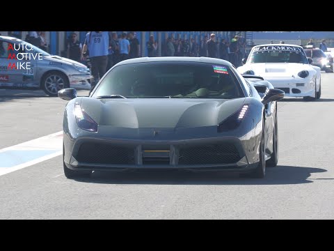 Ferrari 488 Mansory full throttle on track!