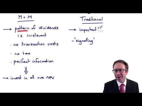 Corporate dividend policy - CIMA F3 lecture