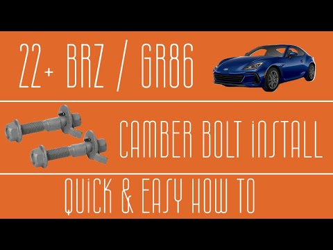 SPC Camber Bolt Install for 2022+ BRZ / GR86 | Quick & Easy How To