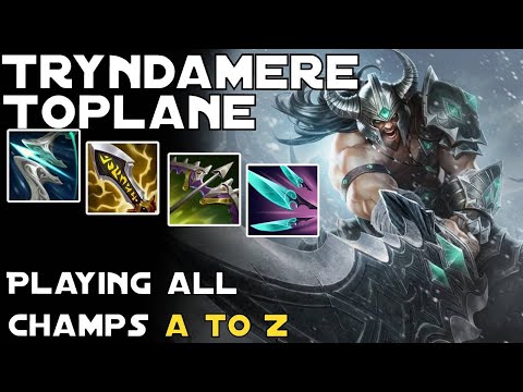 FIRSTTIME TRYNDAMERE.... HOW HARD IS IT? - League of Legends - Season 12 - Round 1