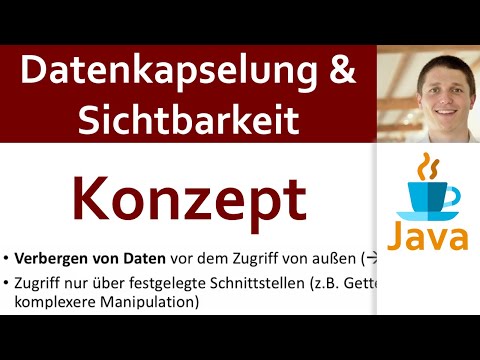 💻 JAVA | Datenkapselung & Sichtbarkeit 01 - Konzept