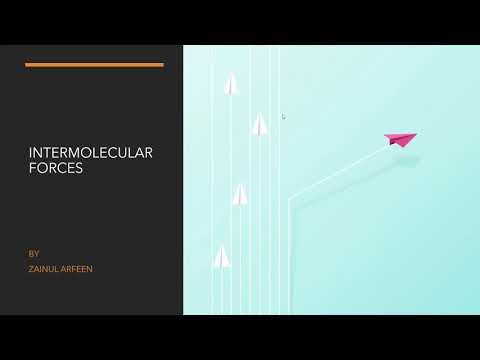 Intermolecular Forces Questions 1 to 22  IAL As Chemistry Unit 2 Lecture 7 part c