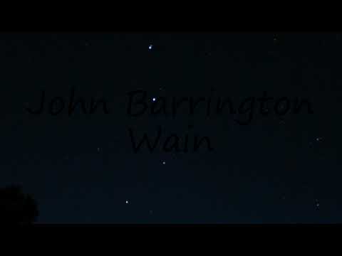How to Pronounce John Barrington Wain?
