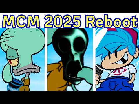 FNF Mistful Crimson Morning 2025 REBOOT (All Songs) (Squidward, Imposward, Spongebob...)