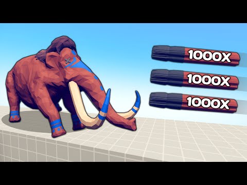 MAMMOTH vs 1000x OVERPOWERED UNITS | TABS - Totally Accurate Battle Simulator