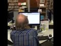 Old Bastard Watching Porn In A Library