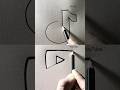 Drawing YouTube Logo And TikTok Which Do You Prefer Aram Nabeel Shorts Viral