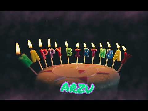 Amazing Happy Birthday ARZU song. Happy birthday song with names