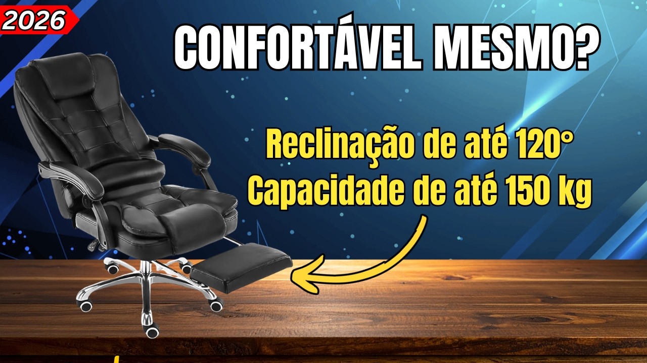 CADEIRA PYTHON FLY XHOCB08 é BOA em 2026? Review Completo da Cadeira Presidente