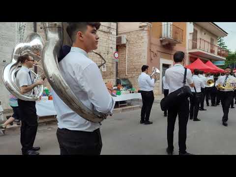 Marcia "Fantastica" banda di Sannicandro 24/6/23 Sannicandro di Bari processione di San Giuseppe