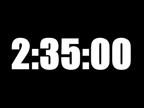 2 HOUR 35 MINUTE TIMER • 155 MINUTE COUNTDOWN TIMER ⏰ LOUD ALARM ⏰
