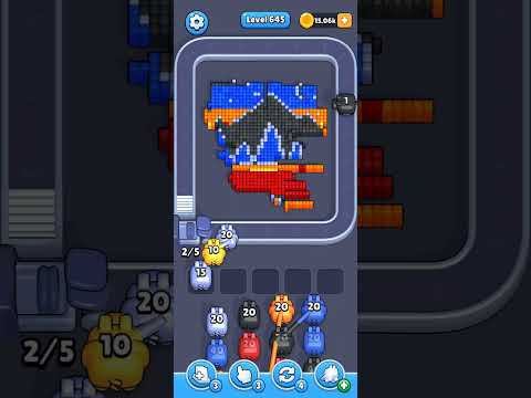 Pixel Flow Level 645 Walkthrough