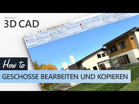 Ashampoo 3D CAD - Geschosse bearbeiten und kopieren