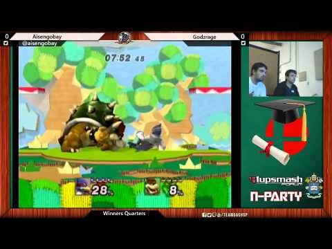 [Smash PhD II] Project M 3.6 Godzrage [Bowser] vs Aisengobay [Falco] - Winners Quarters